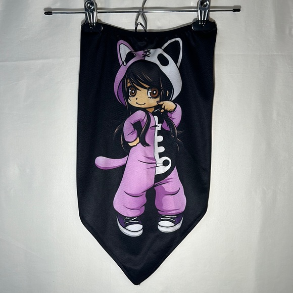 Aphmau Dog Bandana Size Regular Fit Black - Picture 1 of 2